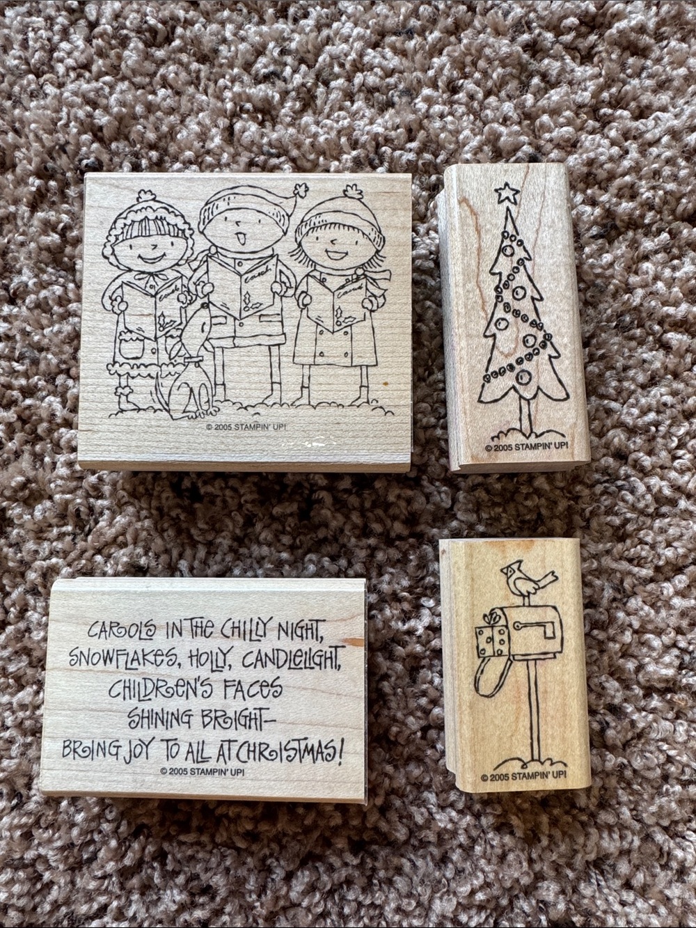 4 piece stamp set